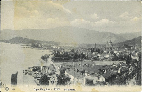 Cartolina ill intra panorama - ill.,