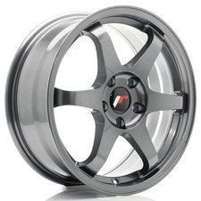 Un cerchio Cerchi JR Wheels JR3 17x7 ET40 5x114,3 Gun Metal