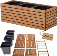 Fioriera in Legno Marrone Da