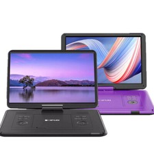 BOIFUN 17,5’’ Lettore DVD Portatile con Display 15,6’’ HD 5000mAh Rotazione 270°