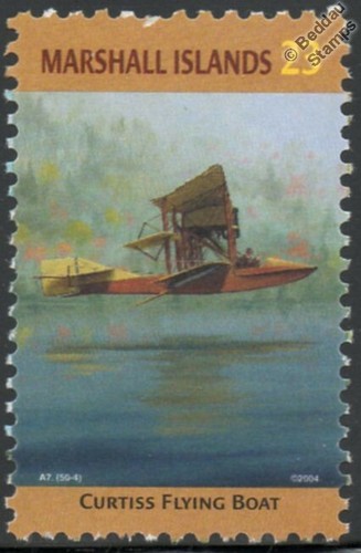 Timbro aereo idrovolante