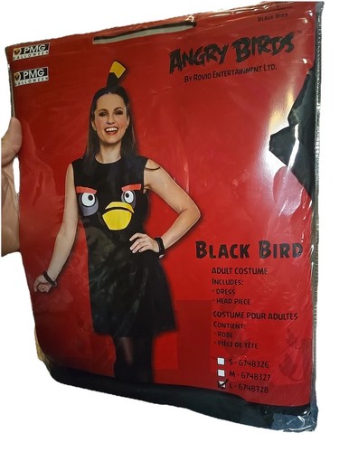 Costume angry birds black bird - birds,