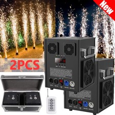 2x Cold Spark Machine Sparkular Scintilla DMX DJ Effetto Palco Nero