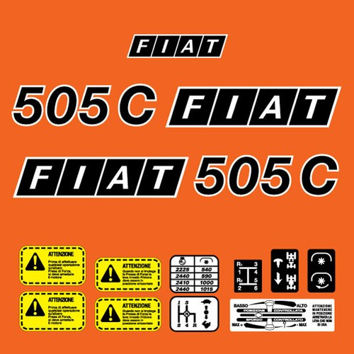 Fiat 505 adesivi - fiat,