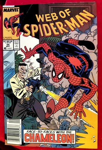 1989 web spider man 54 - web, spider-man