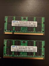 2GB (2x1GB) DDR2 RAM 2Rx8 PC2-5300S 200-pin Laptop-Memory  Samsung, Hynix... 