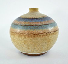 VASO VINTAGE METÀ SECOLO KAMINI GRECIA GRES 11 cm