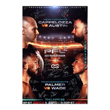PFL 2 Autographed Event Poster