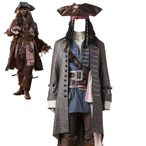 Costume capitano jack sparrow - costume,