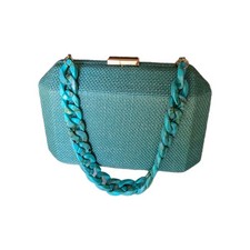 Borsa Pochette Verde Turchese