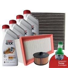 Kit Tagliando Dacia Duster II 1.0 TCe LPG Filtri Olio 5W30 Castrol RN17