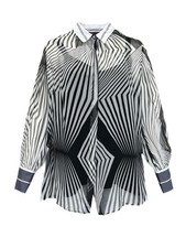 Camicia In Seta Nero Basilico