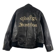 Giacca moto trapuntata pelle