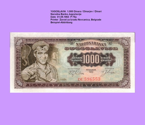 Jugoslavia 1000 - jugoslavia,