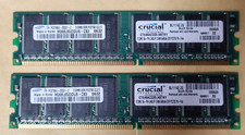 512mb crucial micron - 2x,