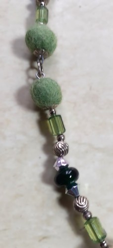 Collana feltro - collana,