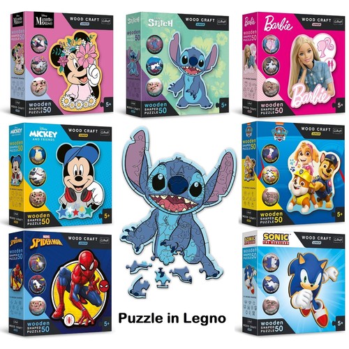 Puzzle legno 50pezzi - 50pezzi, trefl-