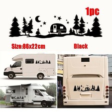 Adesivo nero camper