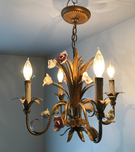 Antico lampadario vintage