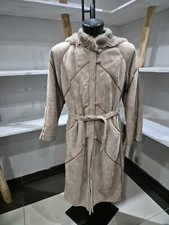 DIBI SHEARLING MONTONE usato PRE-OWNED donna woman tg. 48 grigio XYR493L