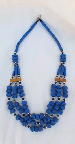 Collana perline vetro - collana, polvere
