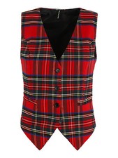 Solada Gilet donna scozzese