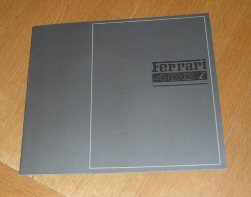 Brochure ferrari 400i - ferrari,