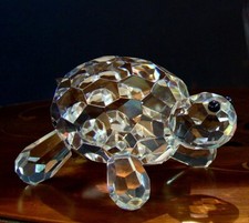 TARTARUGA IN CRISTALLO REGALO LAUREA BIOLOGIA TORTUE TARTARUGHE PORTAFORTUNA