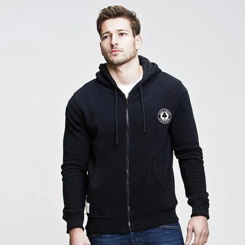 Felpa con cappuccio zip - felpa, e