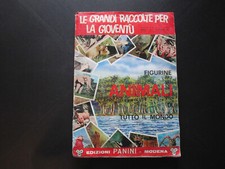 ALBUM FIGURINE ANIMALI DI TUTTO IL MONDO COMPLETO ED. PANINI 1965 !