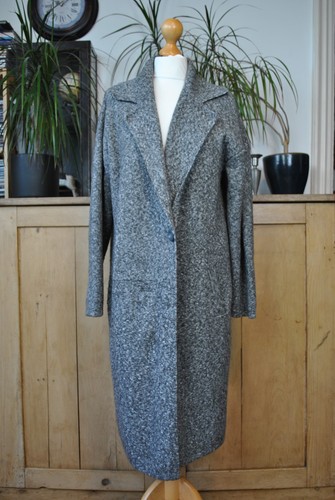 Cardigan lungo maglia - , marmo