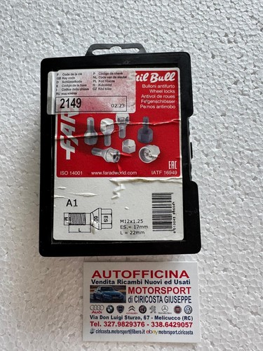 Bulloni antifurto fiat tipo - antifurto,