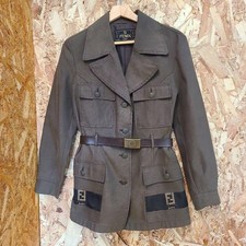 GIACCA CON CINTURA FENDI USATA