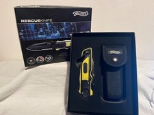 Coltello Walther Rescue Knife ERK da tasca coltello tattico con astuccio 5.0729