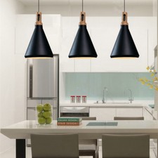 Lampada a sospensione cucina casa camera da letto plafoniera barra nera lampada a sospensione