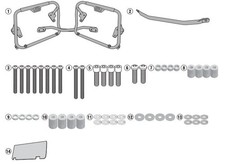 Kit portavaligie givi plx3112 - kit,