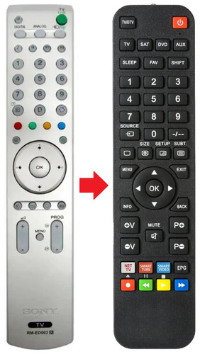 Telecomando adatto per - , sony