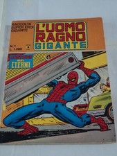 RACCOLTA SUPEREROI GIGANTE n° 1 Marzo 1981 Uomo Ragno Gigante Corno CON POSTER
