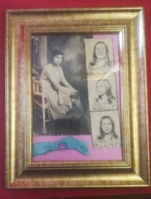 STAMPA A COLORI - CORNICE IN MATERIALE SINTETICO - OPERA FINTAGE / FINTO VINTAGE