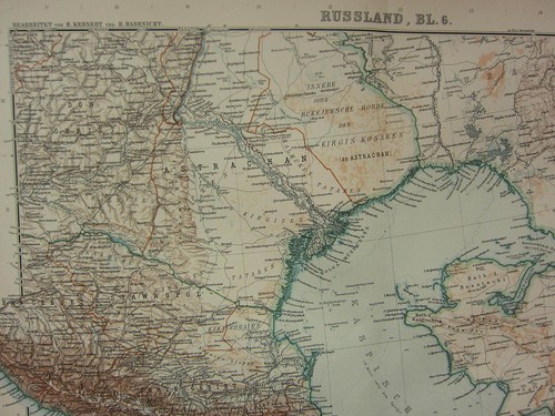 Mappa del 1907 russia - mappa, ~