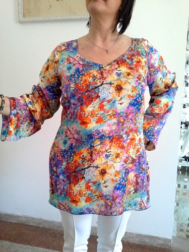 Camicia pura seta spallina - seta,,