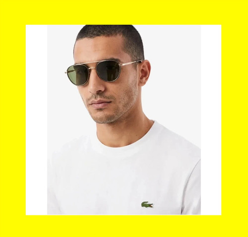 Lacoste shirt bianca piquè - t-shirt,