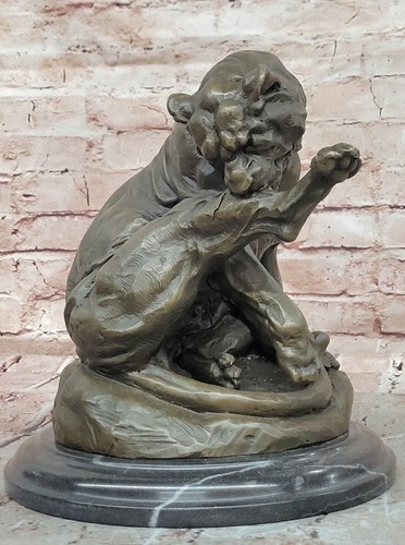 Scultura artigianale leone - scultura,