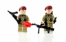 Battle Brick British SAS 2 WW2 servizi armati speciali realizzati con vera minifig LEGO®