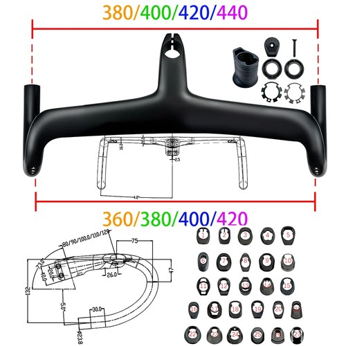 Manubrio bici corsa - , strada