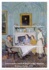 Lesotho 1993 - Regina Elisabetta ll - Foglio francobolli ricordo - Scott #960 - MNH