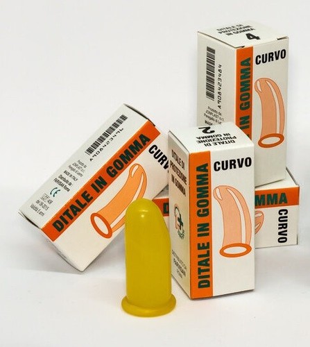 Ditale curvo gomma mis 5 - ditale, mis.