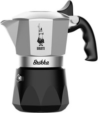 Bialetti Brikka Caffettiera Moka 2 Tazze in Alluminio - Espresso Cremoso
