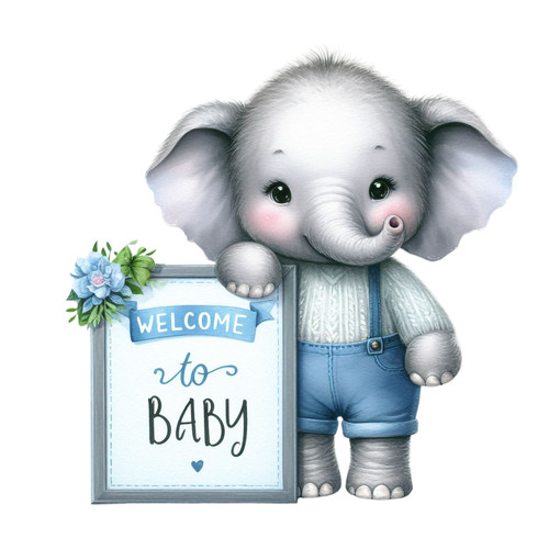 Adesivi auto welcome - welcome, baby