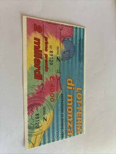 Biglietto lotteria nazionale - lotteria,